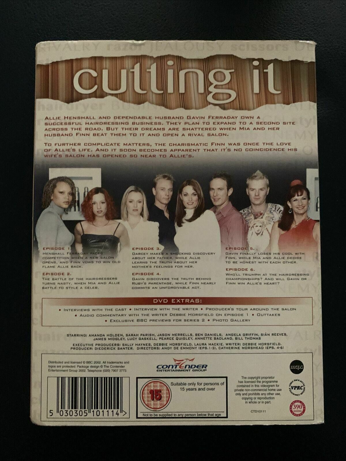 Cutting It : Series 1 (DVD, 2005, 3-Disc) Sarah Parish, Jason Merrell Region2