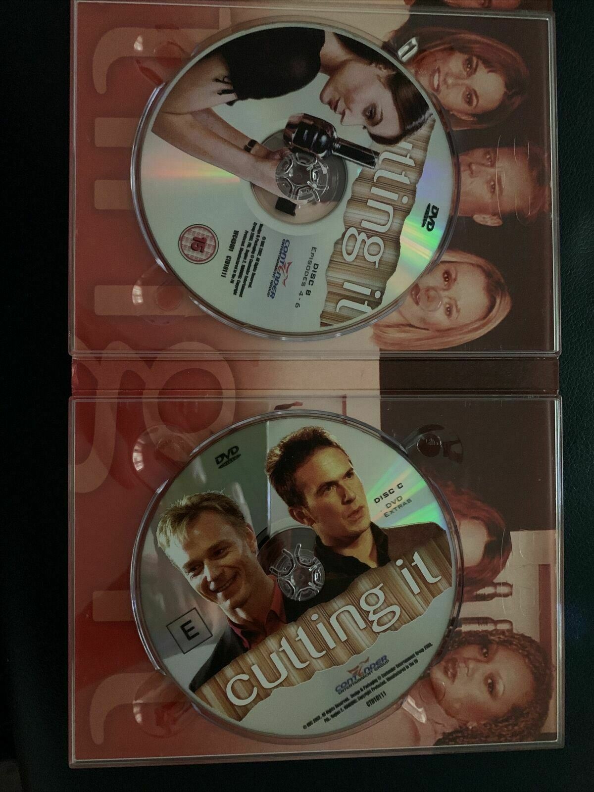 Cutting It : Series 1 (DVD, 2005, 3-Disc) Sarah Parish, Jason Merrell Region2