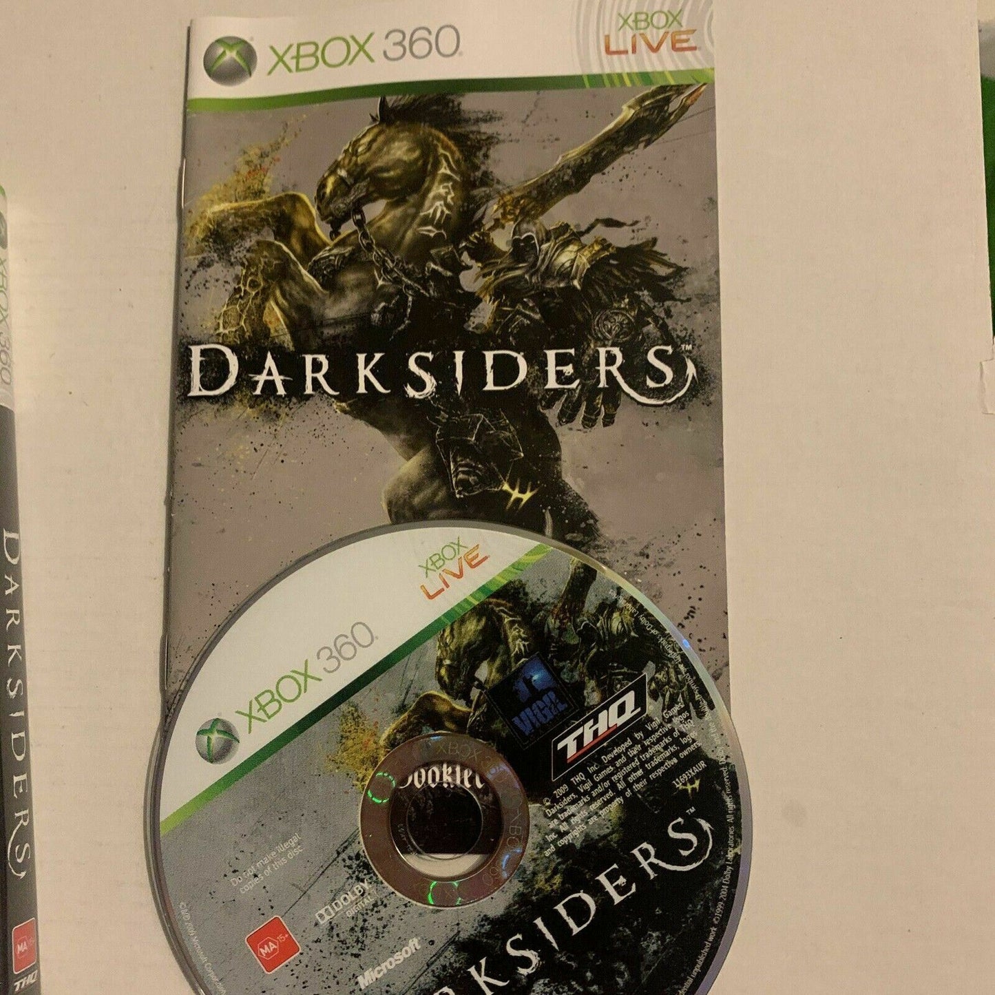 Darksiders - Microsoft Xbox 360 With Manual PAL