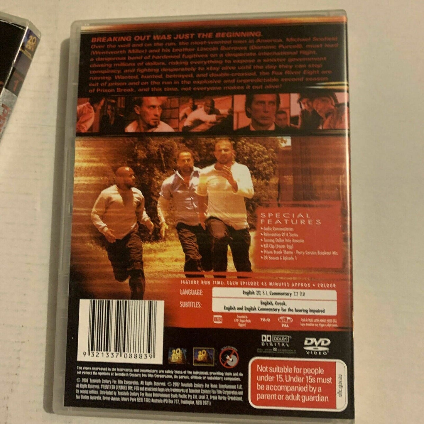 Prison Break : Season 1-3 (DVD, 2008) Dominic Purcell, Wentworth Miller Region 4