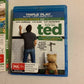 Ted - Extended Edition (Blu-ray, 2012, 3-Disc Set) Region B