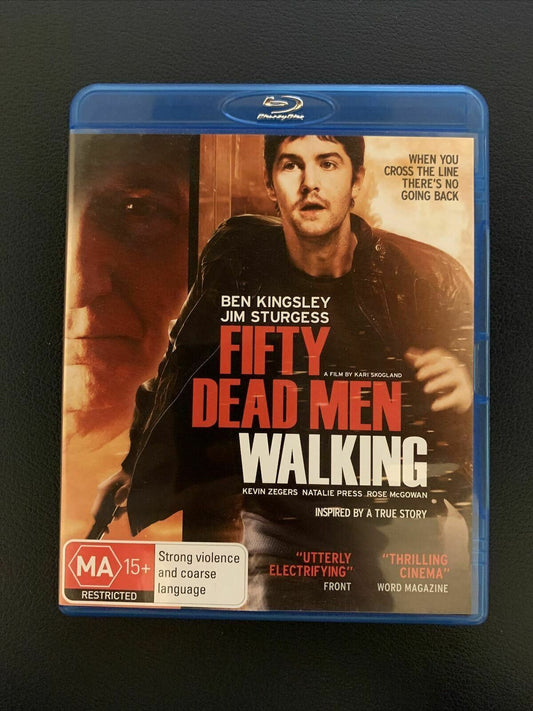Fifty Dead Men Walking (Blu-ray, 2008) Ben Kingsley, Jim Sturgess  Region B