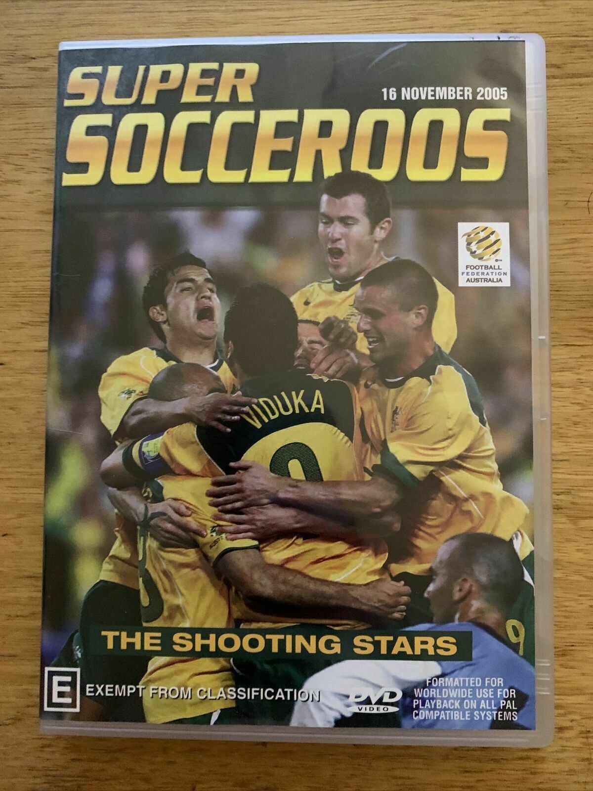 Super Socceroos - The Shooting Stars 16 November 2005 (DVD, 2005) Harry Kewell