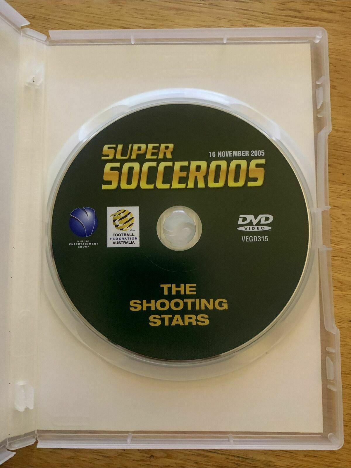Super Socceroos - The Shooting Stars 16 November 2005 (DVD, 2005) Harry Kewell