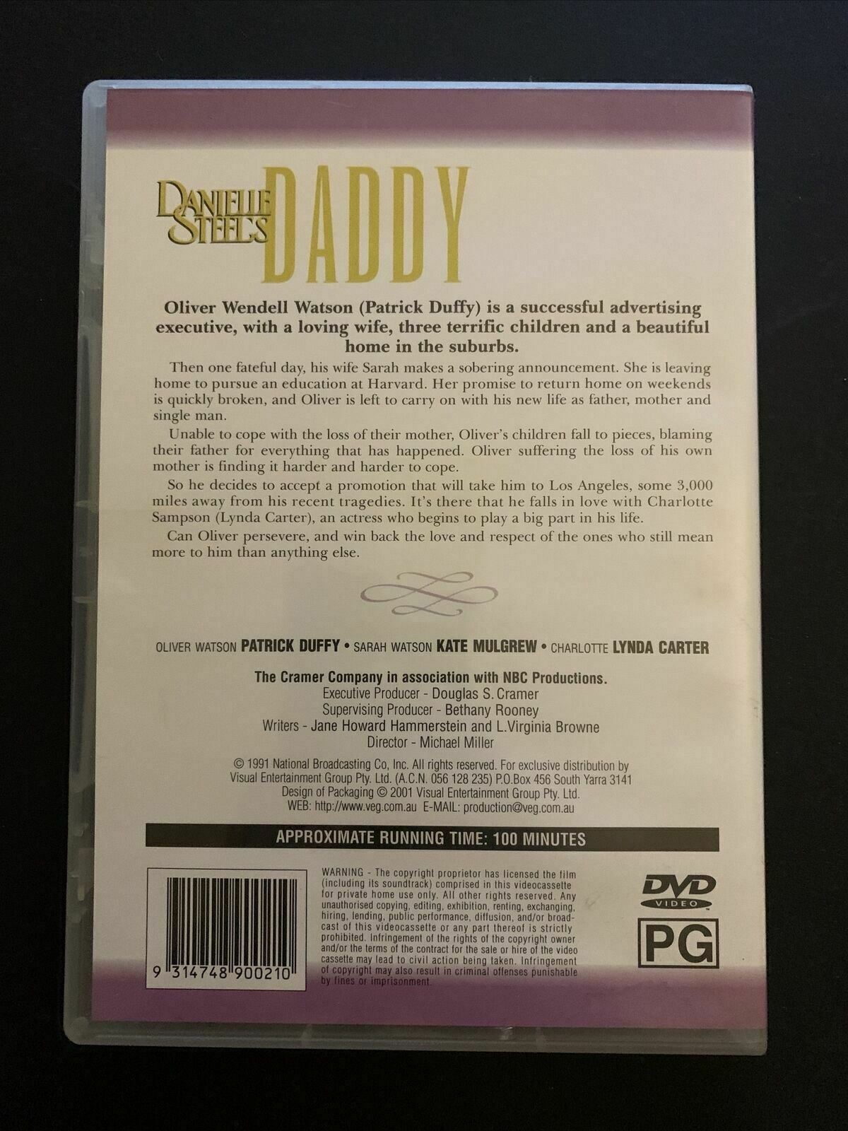 Danielle Steel's - Daddy (DVD, 1991) Patrick Duffy, Kate Mulgrew, John Anderson