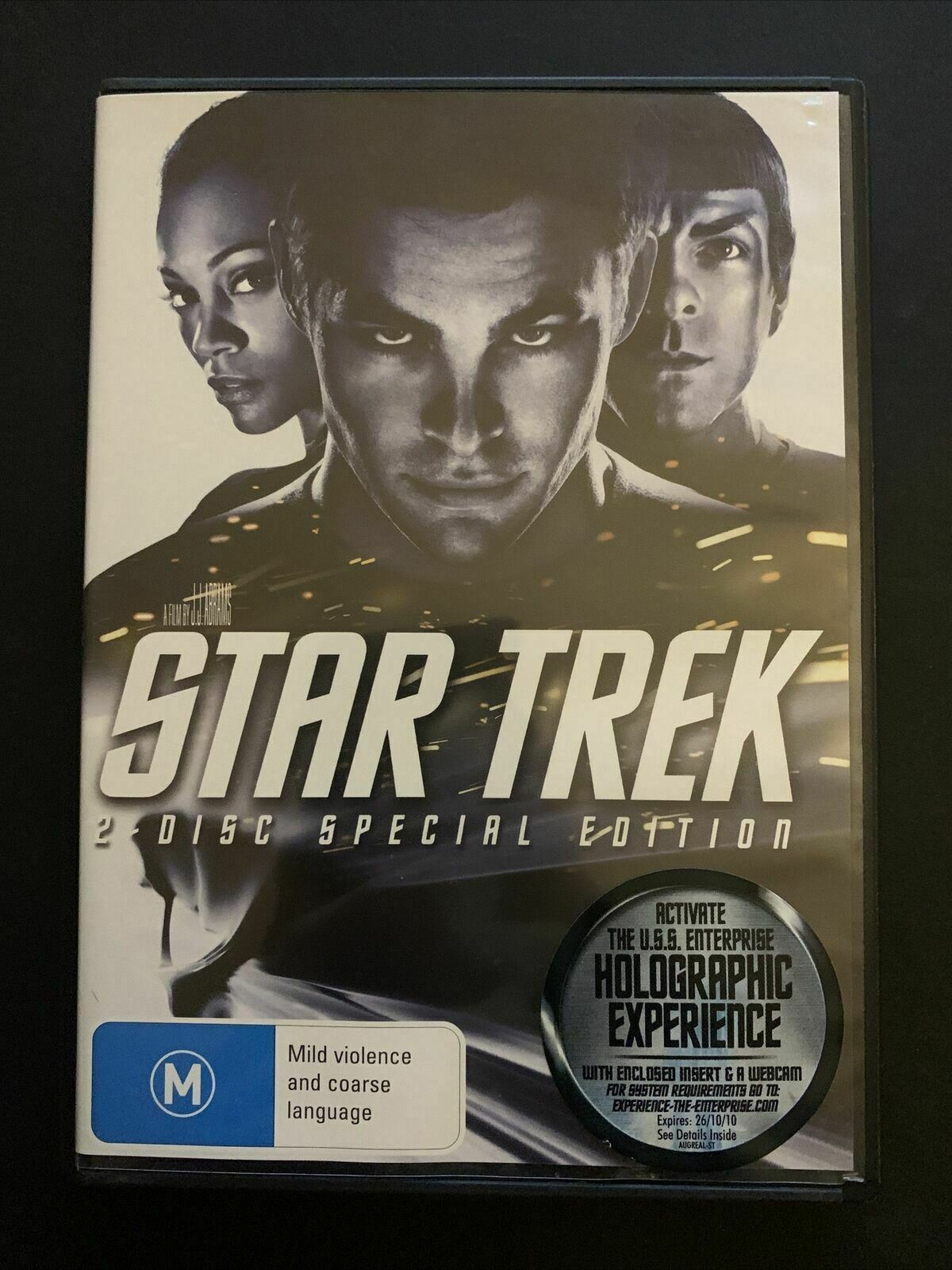 Star Trek - Special Edition (DVD, 2009) Chris Pine, Zachary Quinto, Simon Pegg