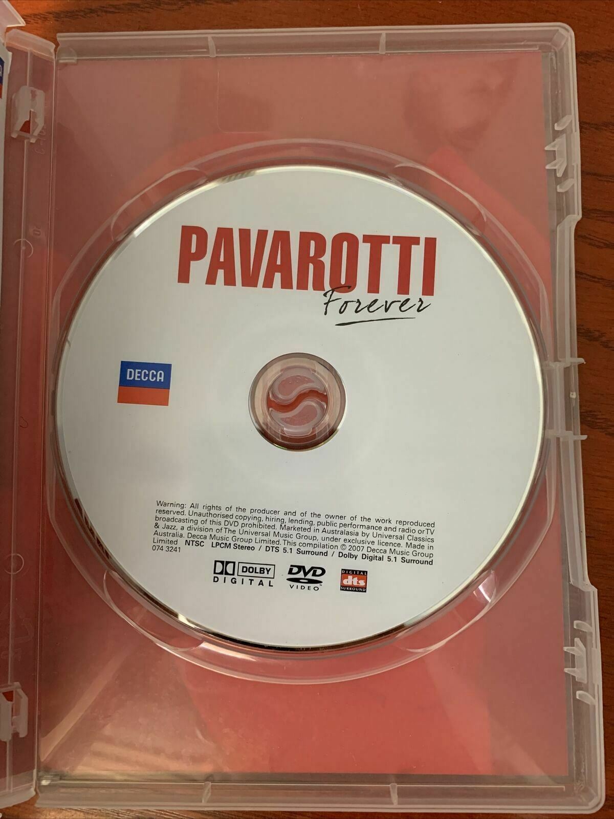 Pavarotti Forever (DVD, 2007) Luciano Pavarotti. All Regions