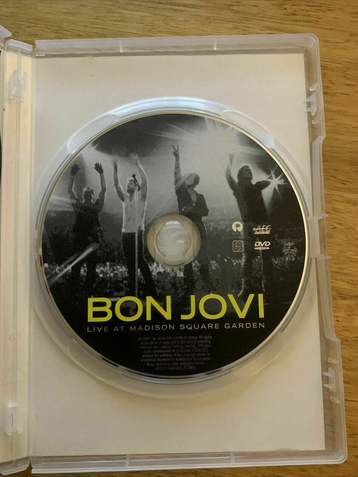 Bon Jovi - Live at Madison Square Garden (DVD, 2009) All Regions