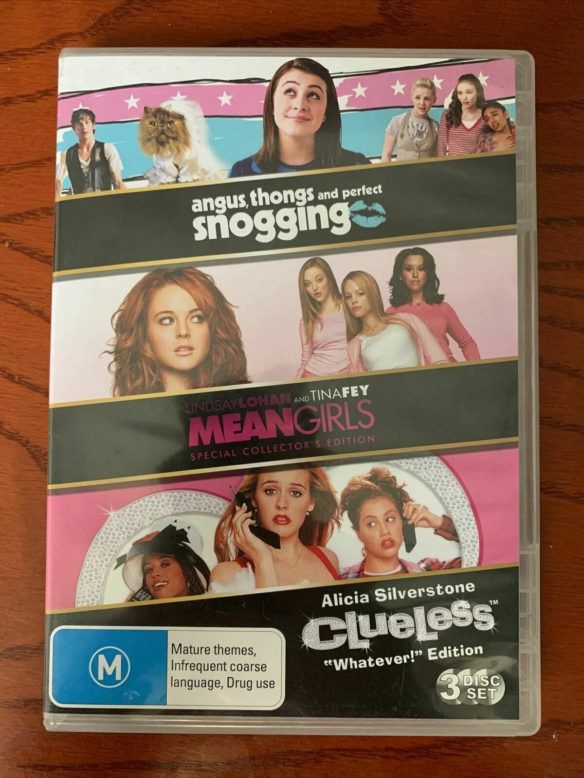 Angus, Thongs And Perfect Snogging / Mean Girls / Clueless (DVD) Region 4
