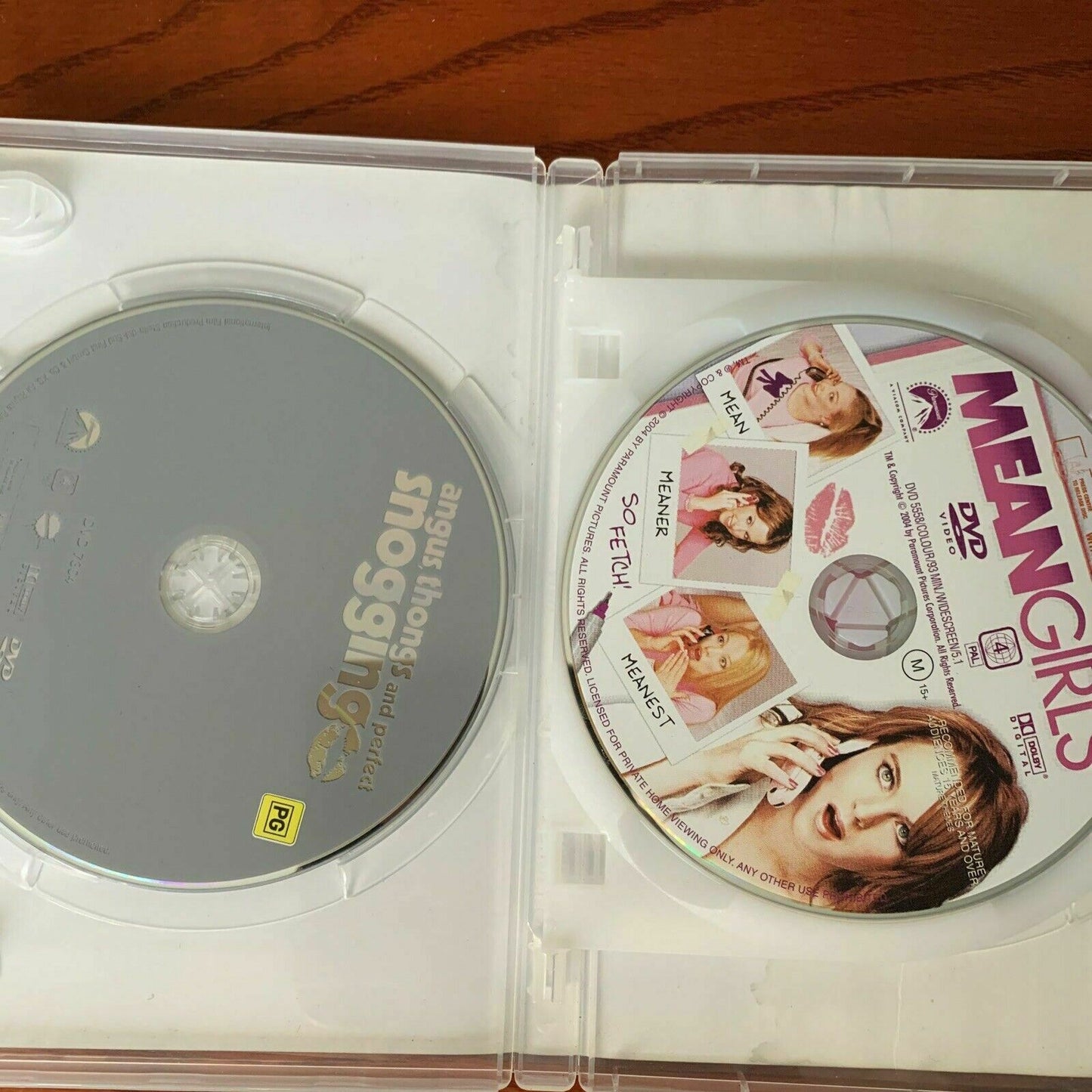 Angus, Thongs And Perfect Snogging / Mean Girls / Clueless (DVD) Region 4