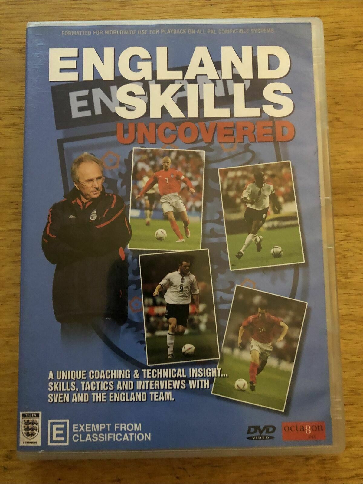 FA Soccer: England Skills Uncovered (DVD, 2003) David Beckham, Michael Owen