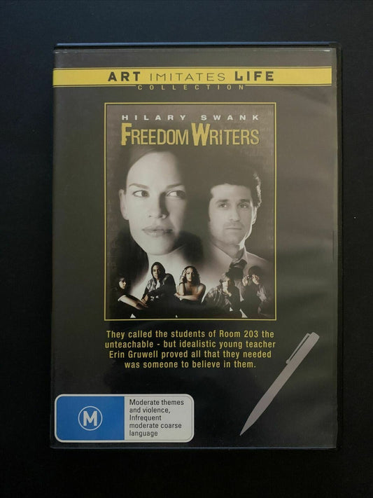 Freedom Writers (DVD, 2007) Patrick Dempsey, Hilary Swank. Region 4
