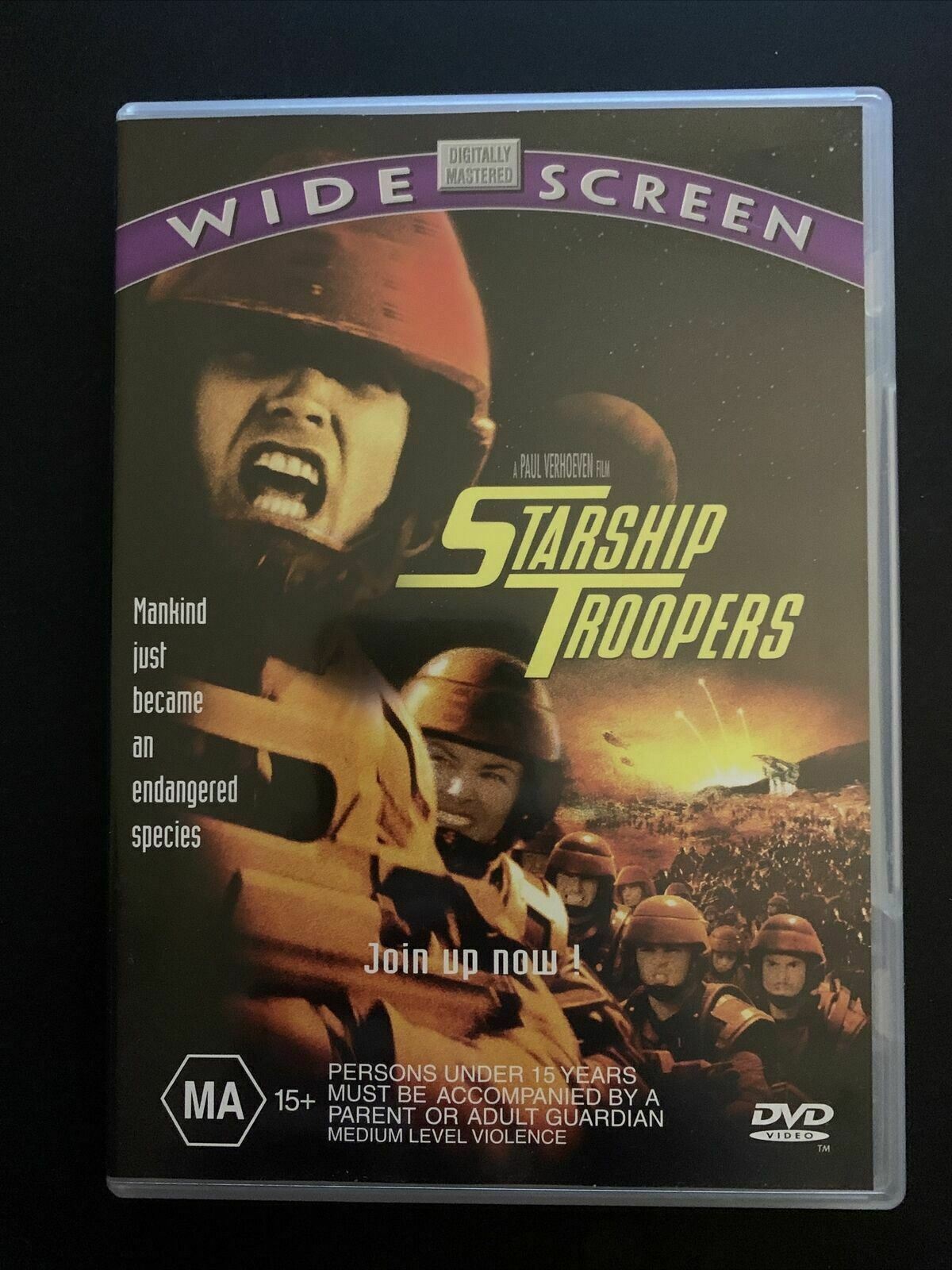 Starship Troopers (DVD, 1997) Casper Van Dien, Denise Richards. Region 4