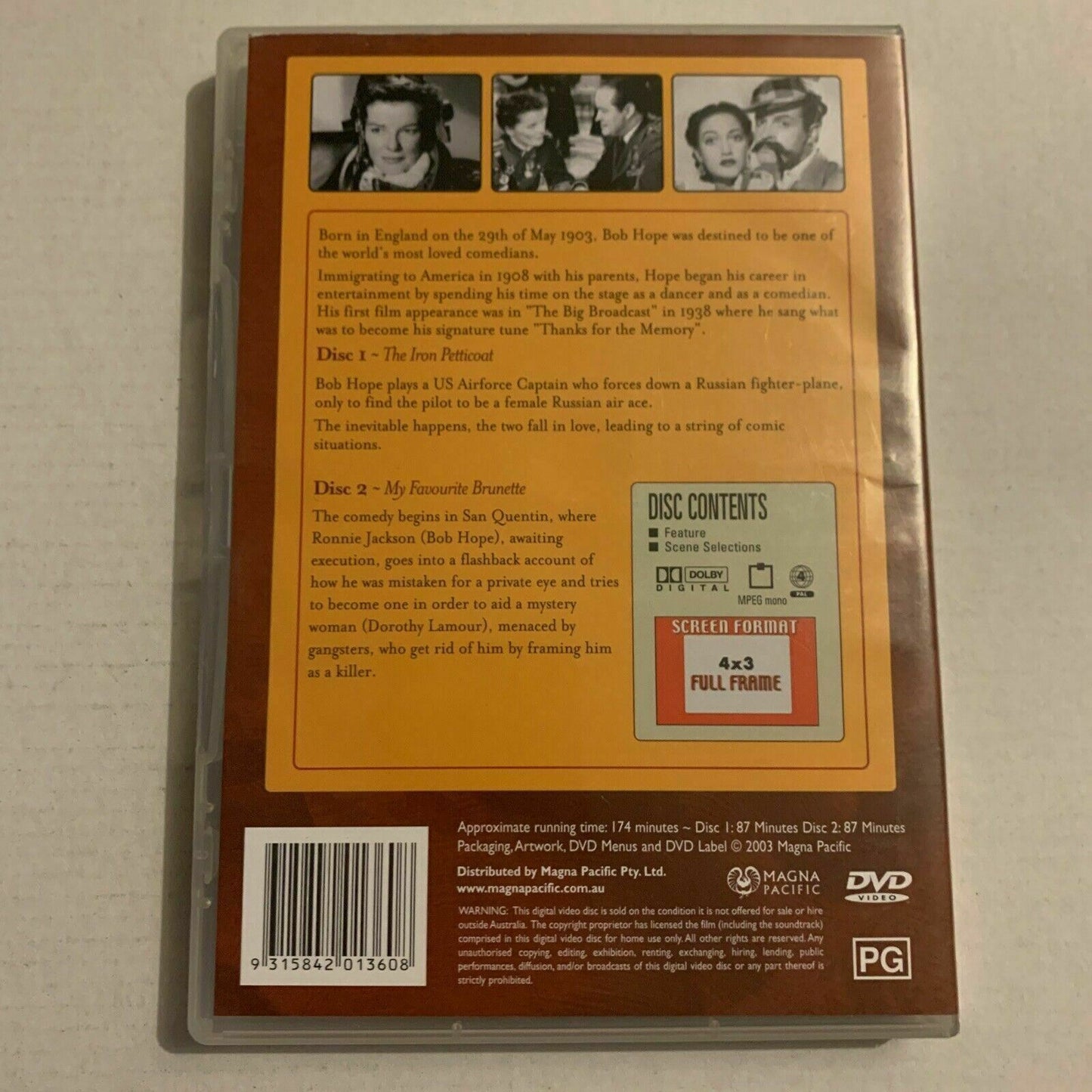 The Bob Hope Collection - The Iron Petticoat & My Favourite Brunette (DVD)