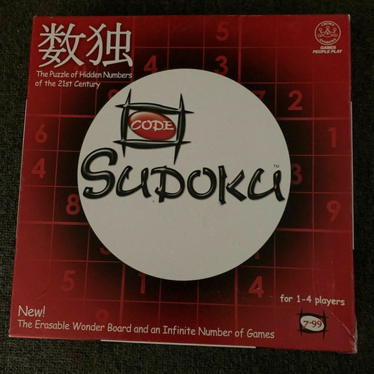 Code Sudoku - Board Game 1-4 Players Crown Andrews 2005 Complete Set