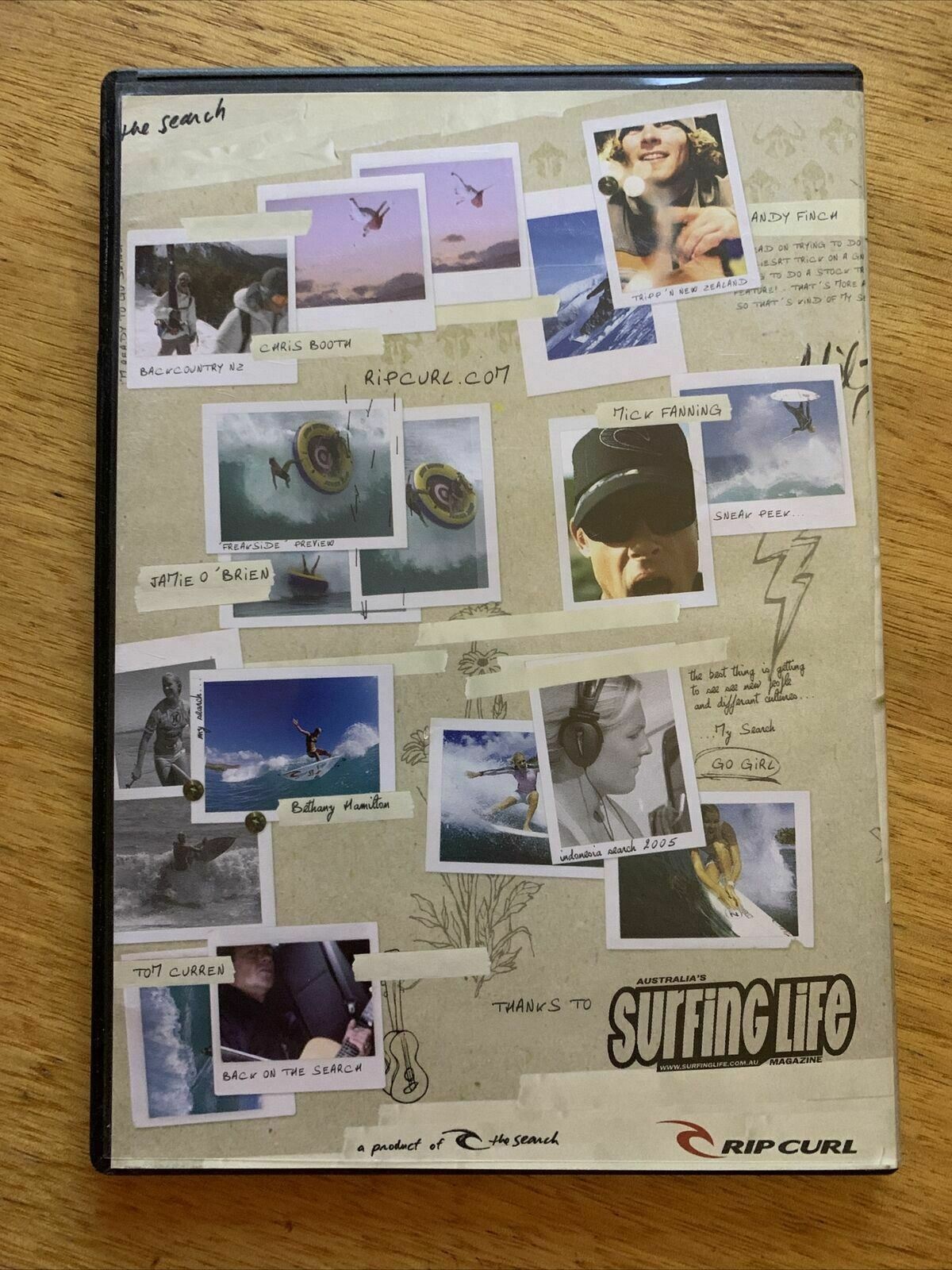 Ripcurl My Search - Surfing (DVD) All Regions