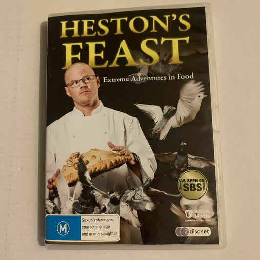 Heston's Feast: Extreme Adventures In Food (DVD, 2009, 2-Disc) Heston Blumenthal