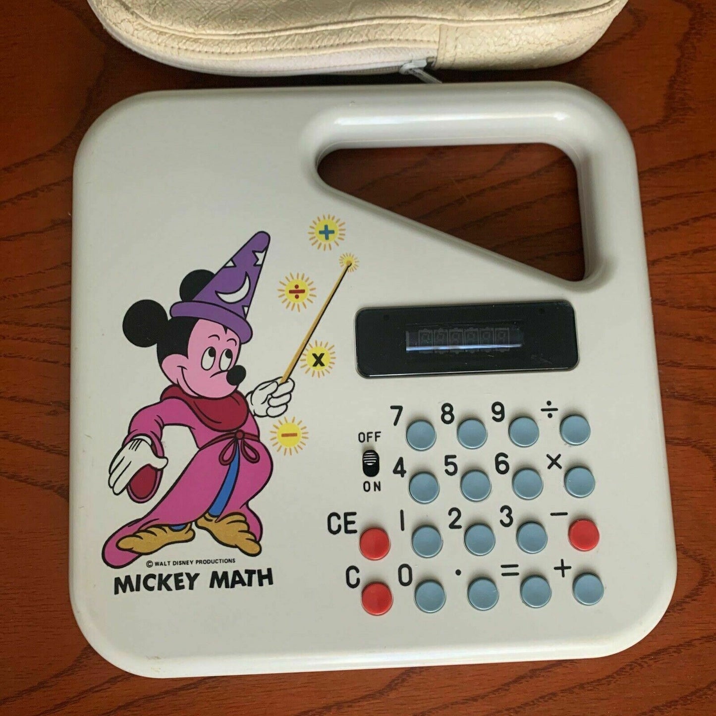 Vintage Walt Disney Productions - Mickey Math Calculator Model 20 from 1970's