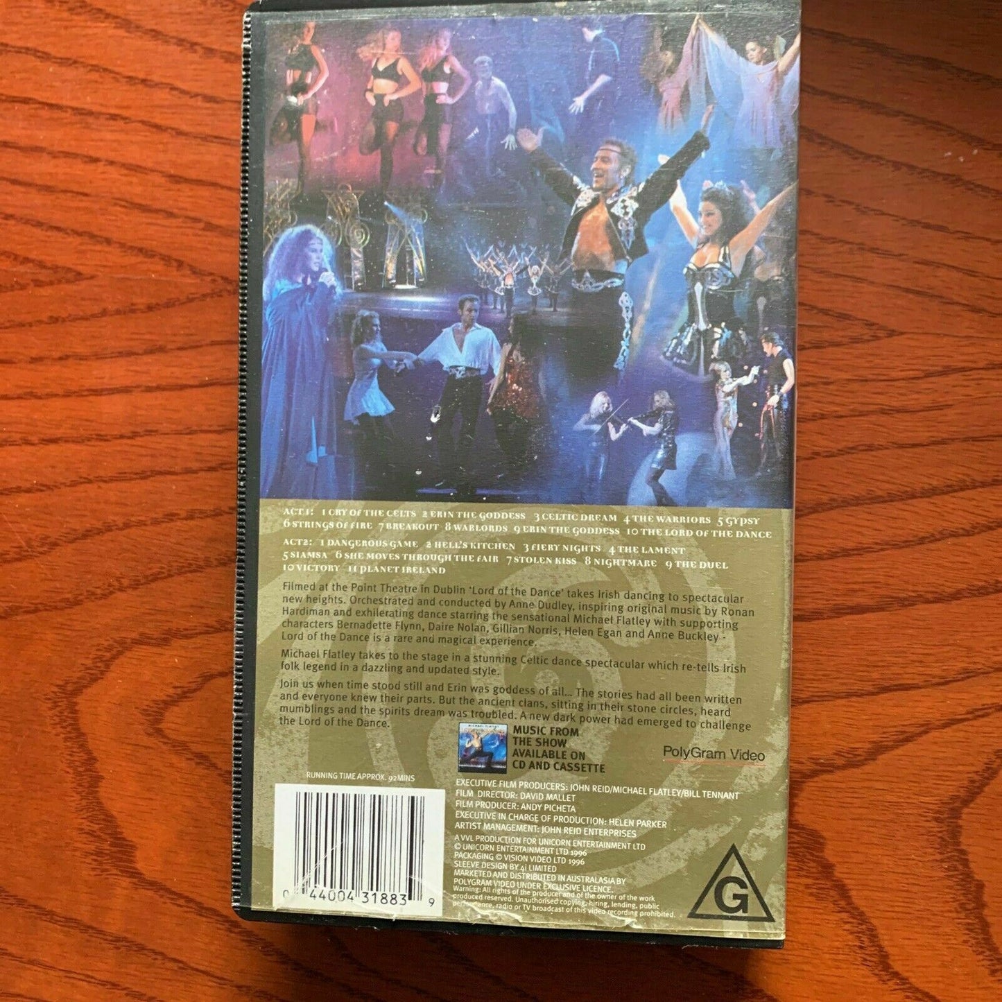 Michael Flatley - Lord Of The Dance (VHS, 1996) PAL