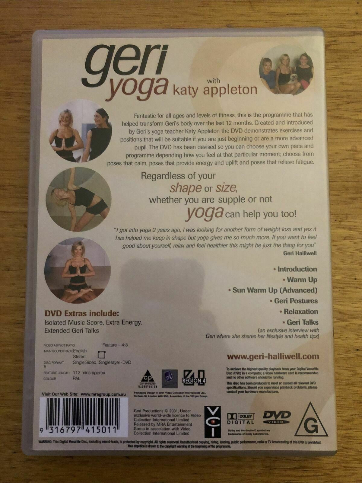 Geri Yoga - Geri Haliwell (DVD) Region 4