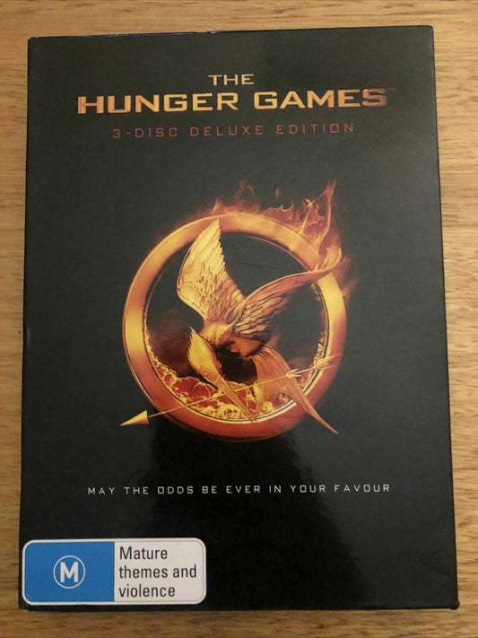 The Hunger Games - 3-Disc Deluxe Edition (DVD) Jennifer Lawrence. Region 4