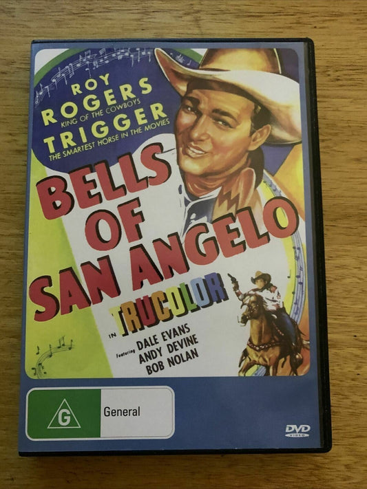 Bells Of San Angelo (DVD, 1947) Roy Rogers, Trigger, Dale Evans
