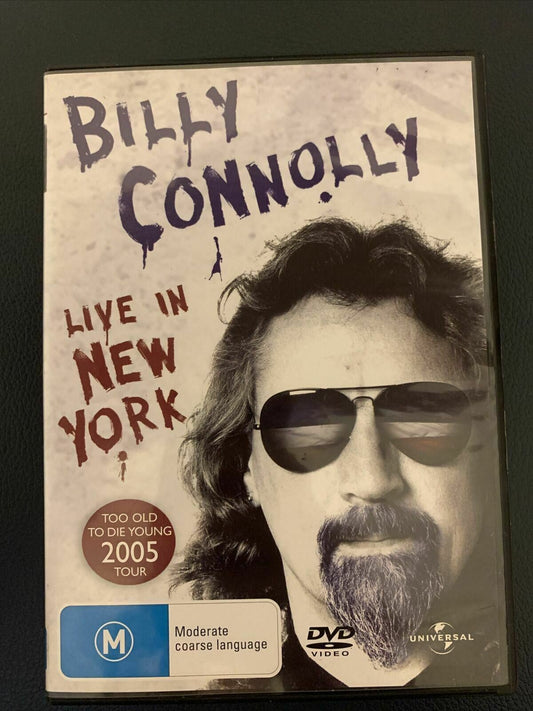 Billy Connolly - Live In New York (DVD, 2006) Region 4 &2