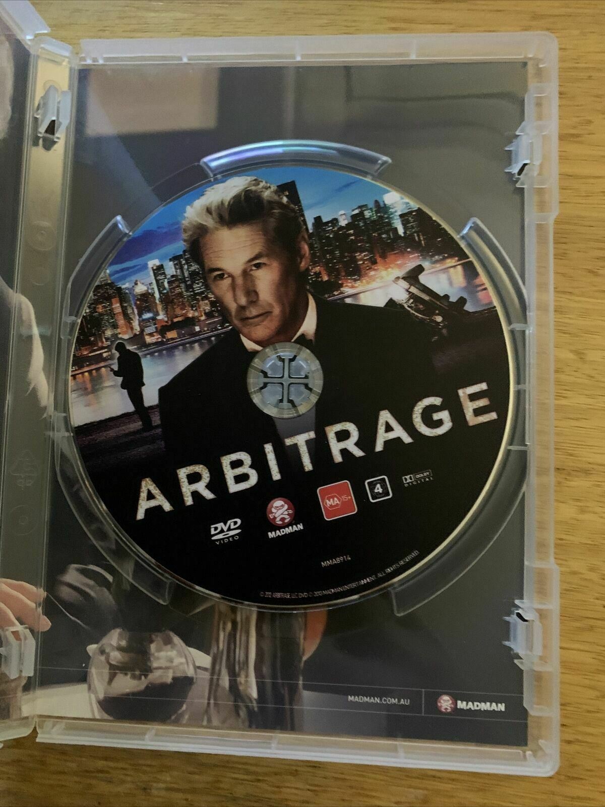 Arbitrage (DVD, 2012) Richard Gere, Susan Sarandon, Brit Marling. Region 4