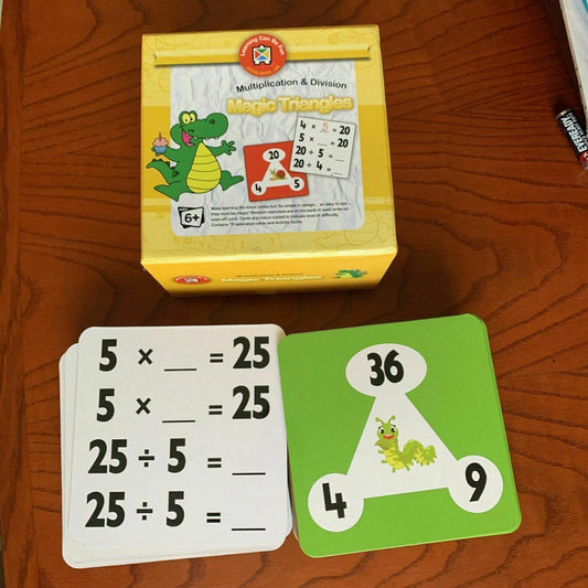 Learning Can Be Fun - Multiplication & Division - Magic Triangles