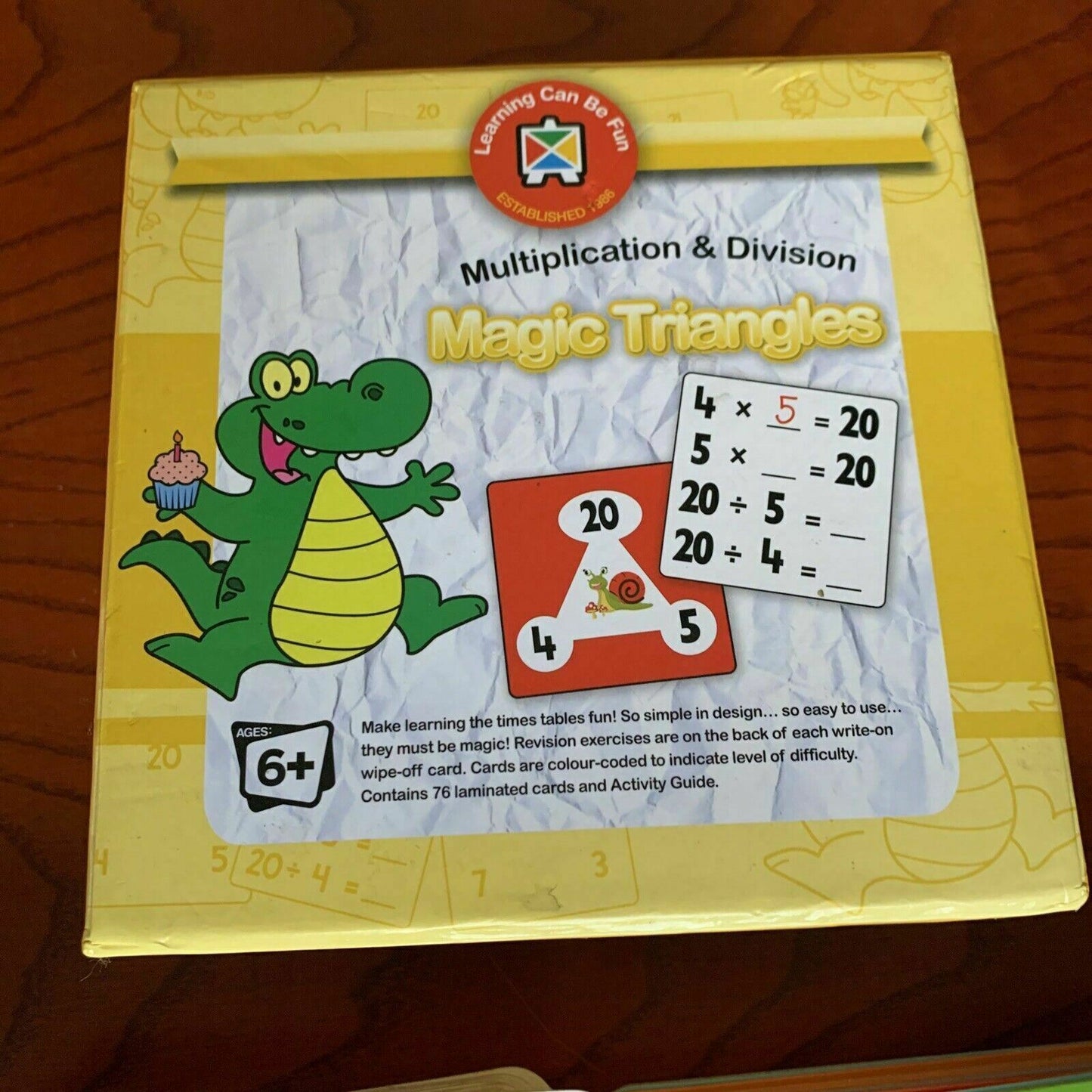 Learning Can Be Fun - Multiplication & Division - Magic Triangles