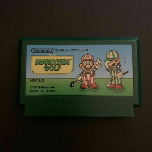 Mario Open Golf - Nintendo Famicom NES NTSC-J Japan 1991 HVC-UG