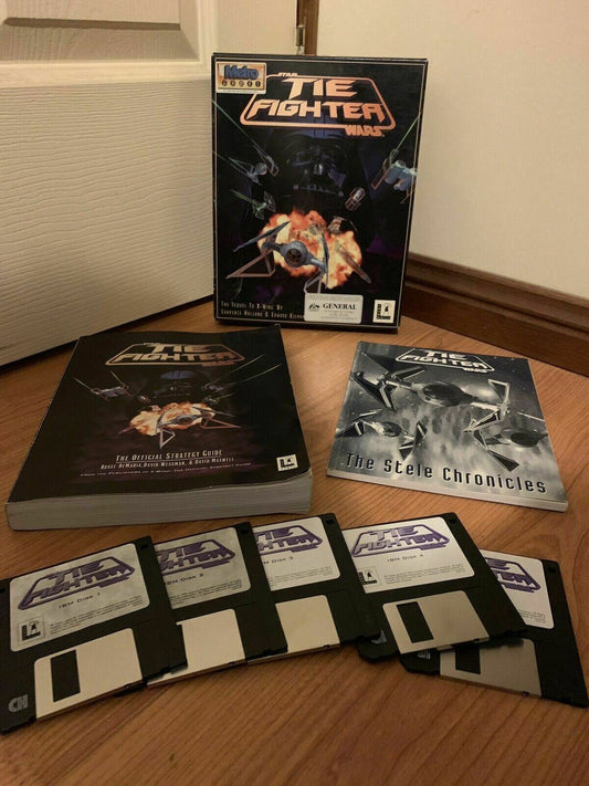 Star Wars: TIE Fighter - PC Game Complete Box 3.5'' Floppy Disc