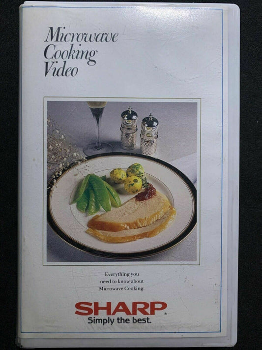 Sharp Microwave Cooking Video VHS *Rare*