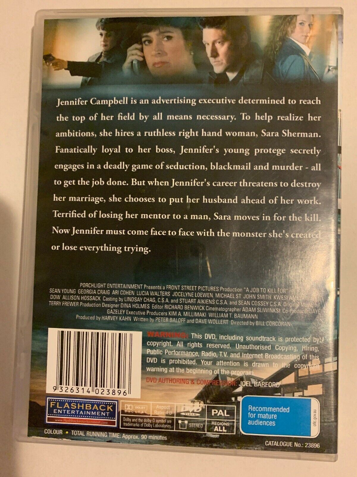 A Job To Kill For (DVD, 2007) Sean Young