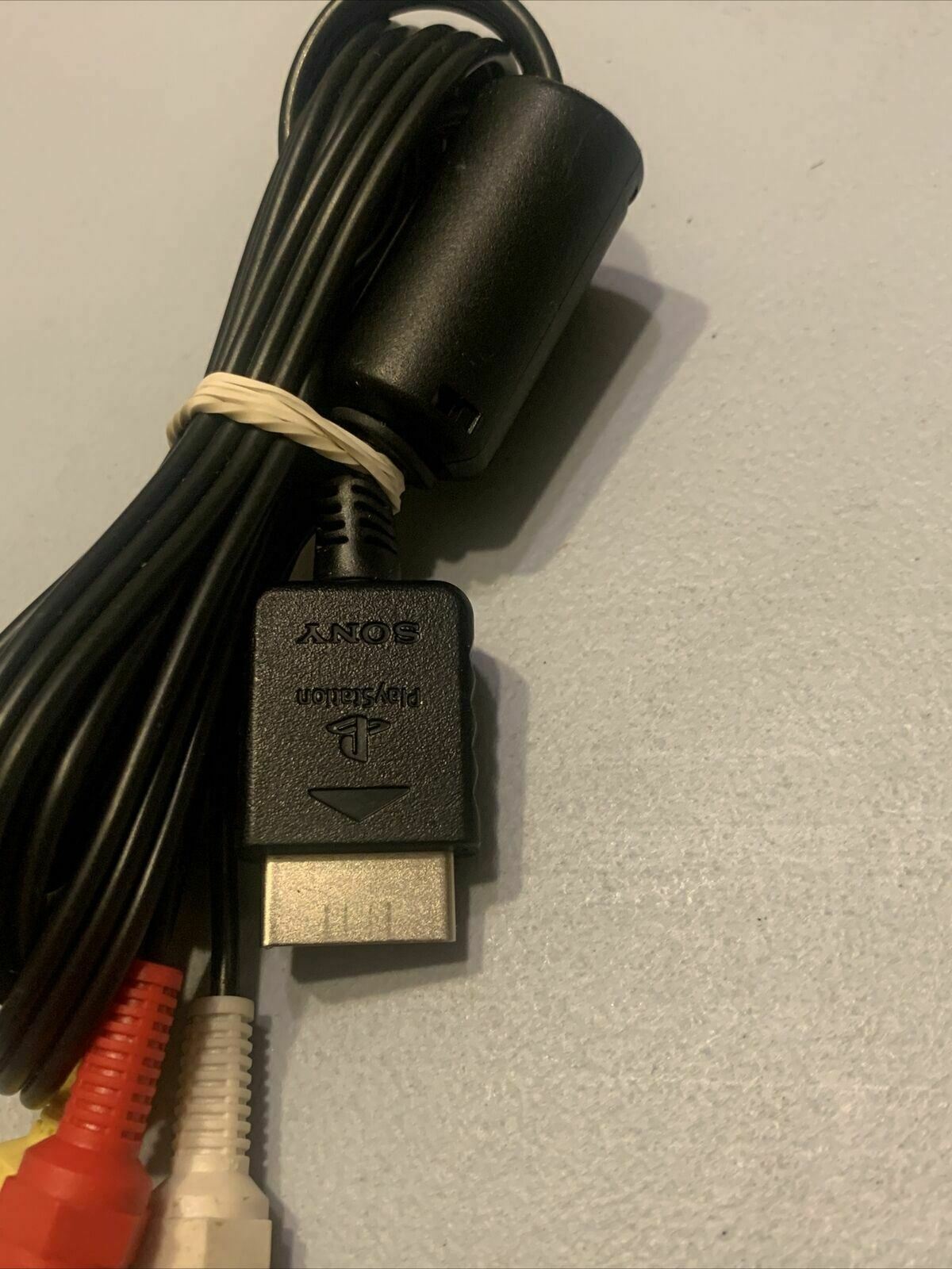 Genuine Sony Playstation Console AV Cable Cord PS2 Composite Lead