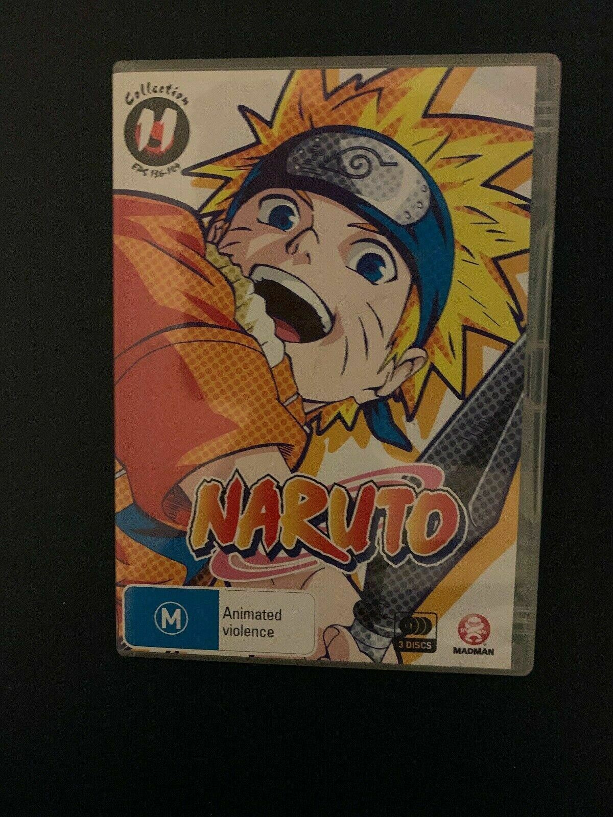 Naruto : Collection 11 : Eps 136-149 (DVD, Region 4) Madman Anime