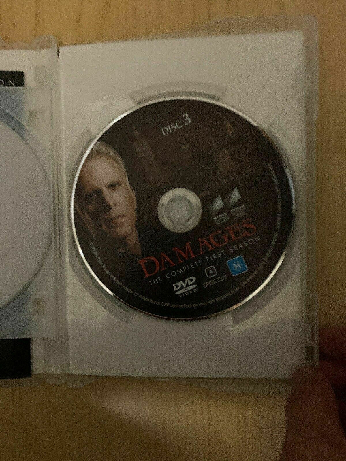 Damages : Season 1 (DVD, 2007, 3-Disc Set)