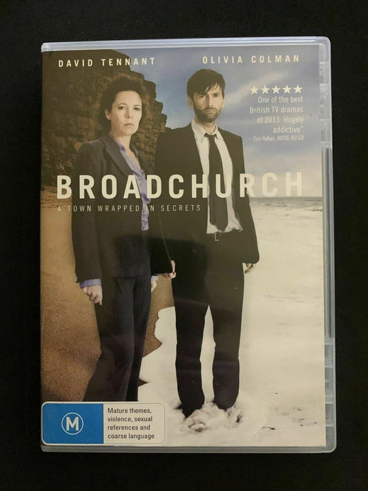 Broadchurch - Series 1 (DVD, 2013)  David Tennant, Olivia Colman. Region 4