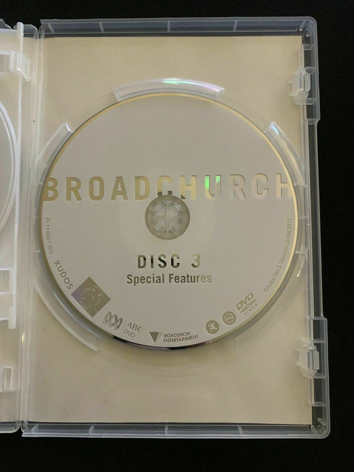 Broadchurch - Series 1 (DVD, 2013)  David Tennant, Olivia Colman. Region 4