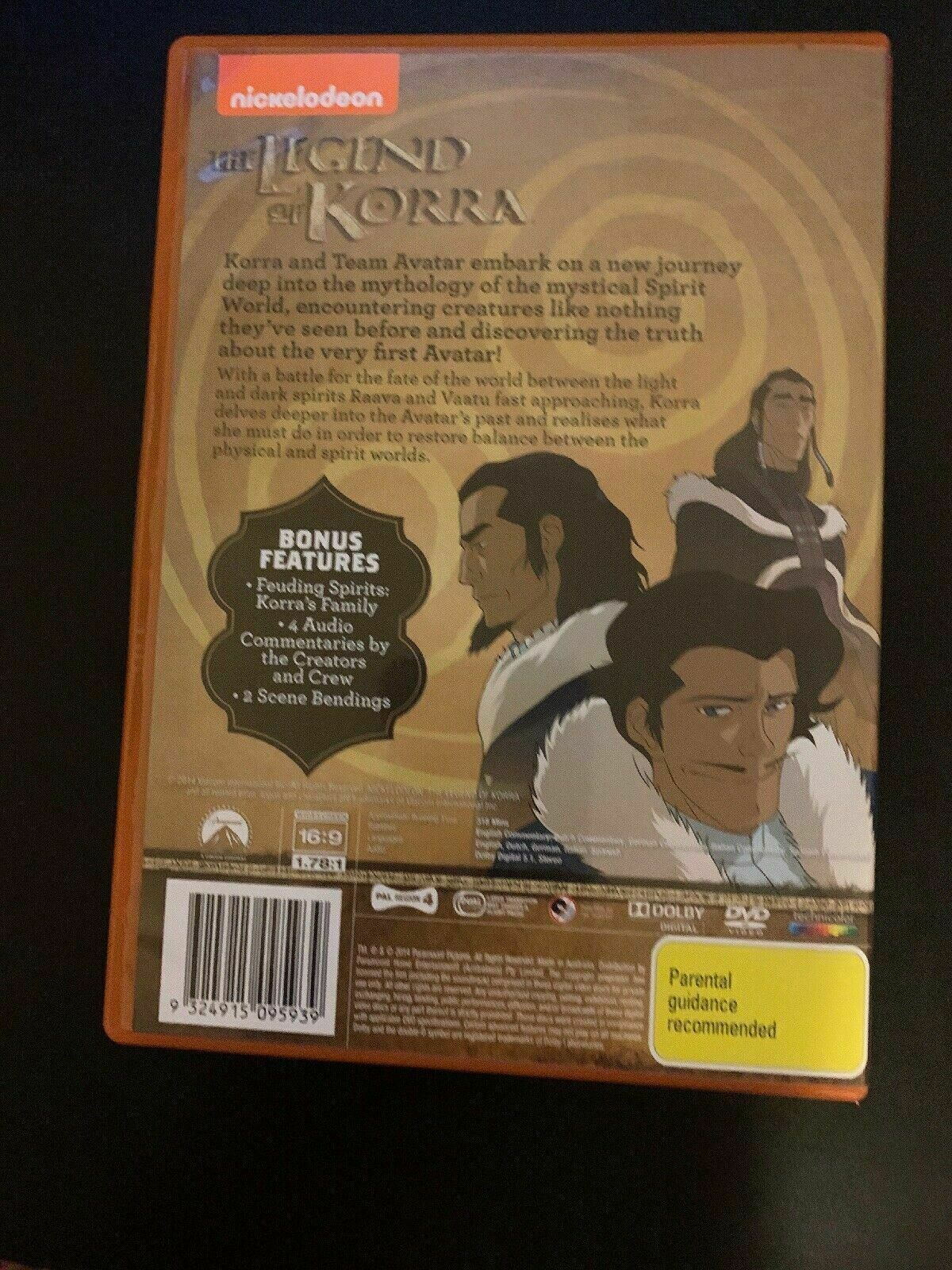 The Legend Of Korra - Spirit : Book 2 DVD