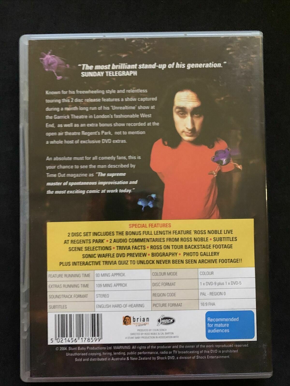 Ross Noble - Unrealtime (DVD, 2004) Comedy. All Regions