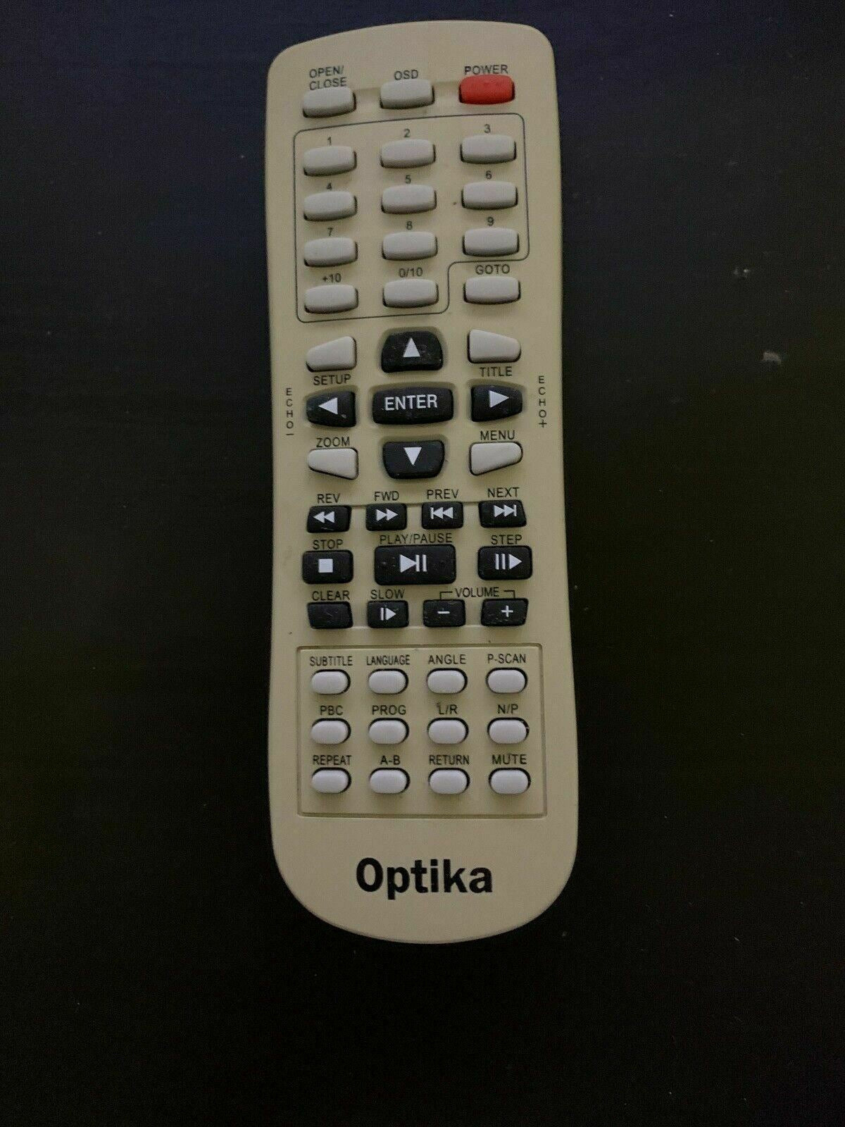 Optika WS-368 DVD Remote Control