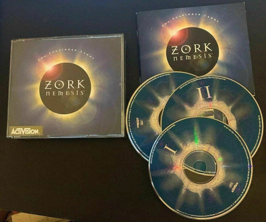 Zork Nemesis PC CDROM Activision With Manual - Retro Classic Adventure Game