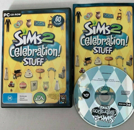 The Sims 2: Celebration Stuff  PC Windows With Manual