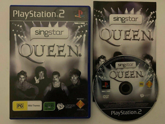 Queen SingStar - Playstation 2 PS2 Official Queen Freddie Mercury Karaoke PAL Game