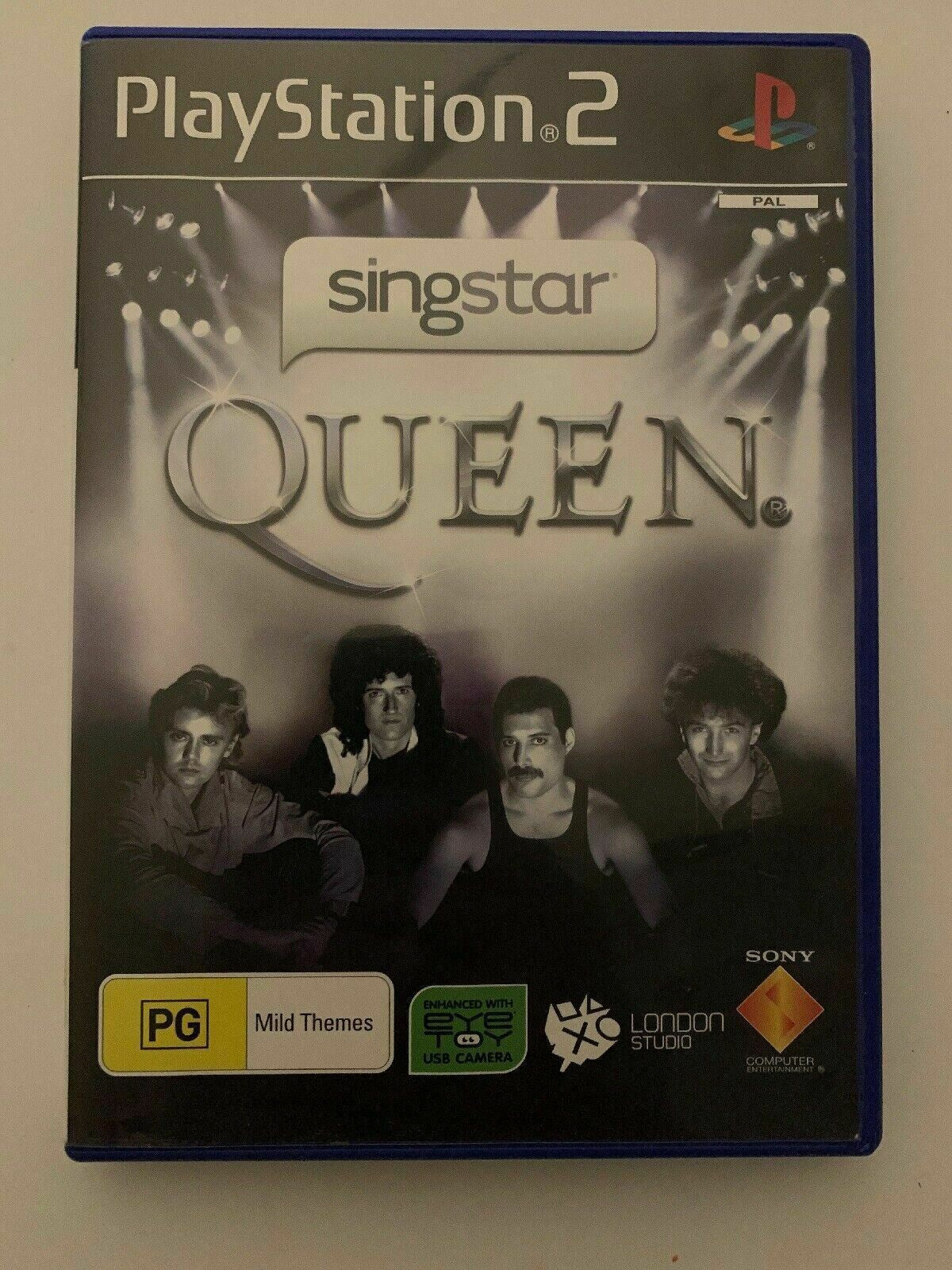 Queen SingStar - Playstation 2 PS2 Official Queen Freddie Mercury Karaoke PAL Game