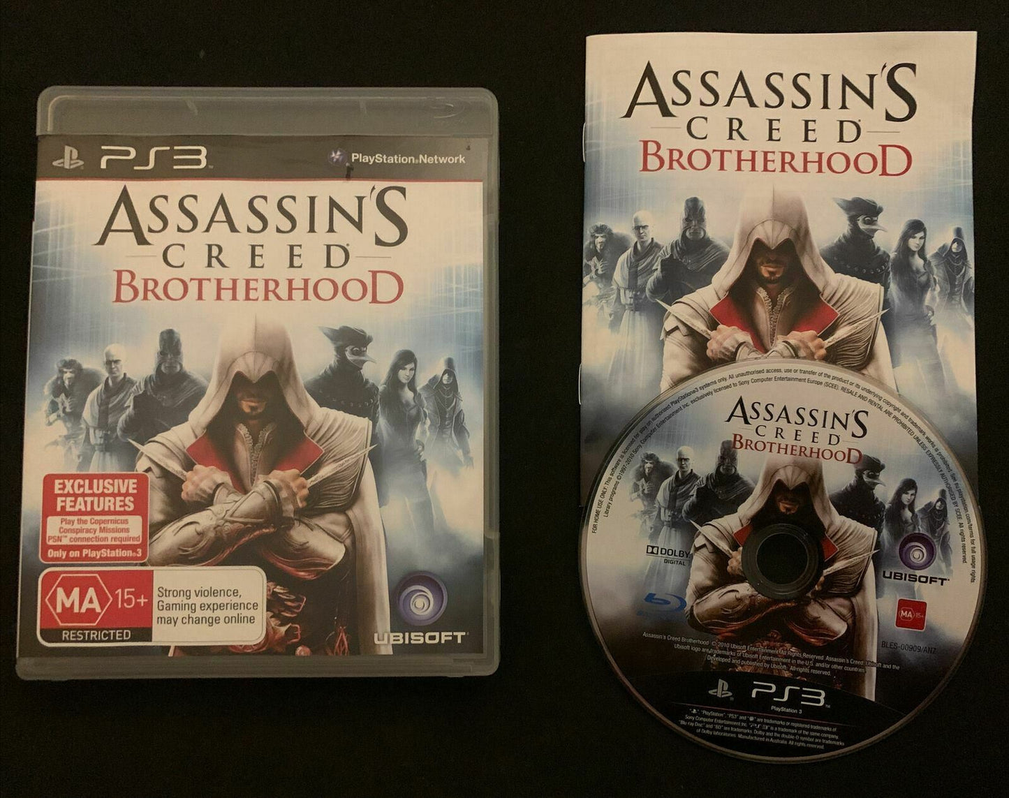 Assassin's Creed Brotherhood - Sony PlayStation 3 PS3 with Manual