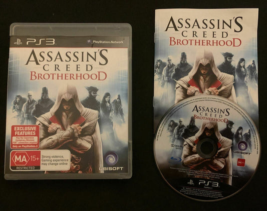 Assassin's Creed Brotherhood - Sony PlayStation 3 PS3 with Manual