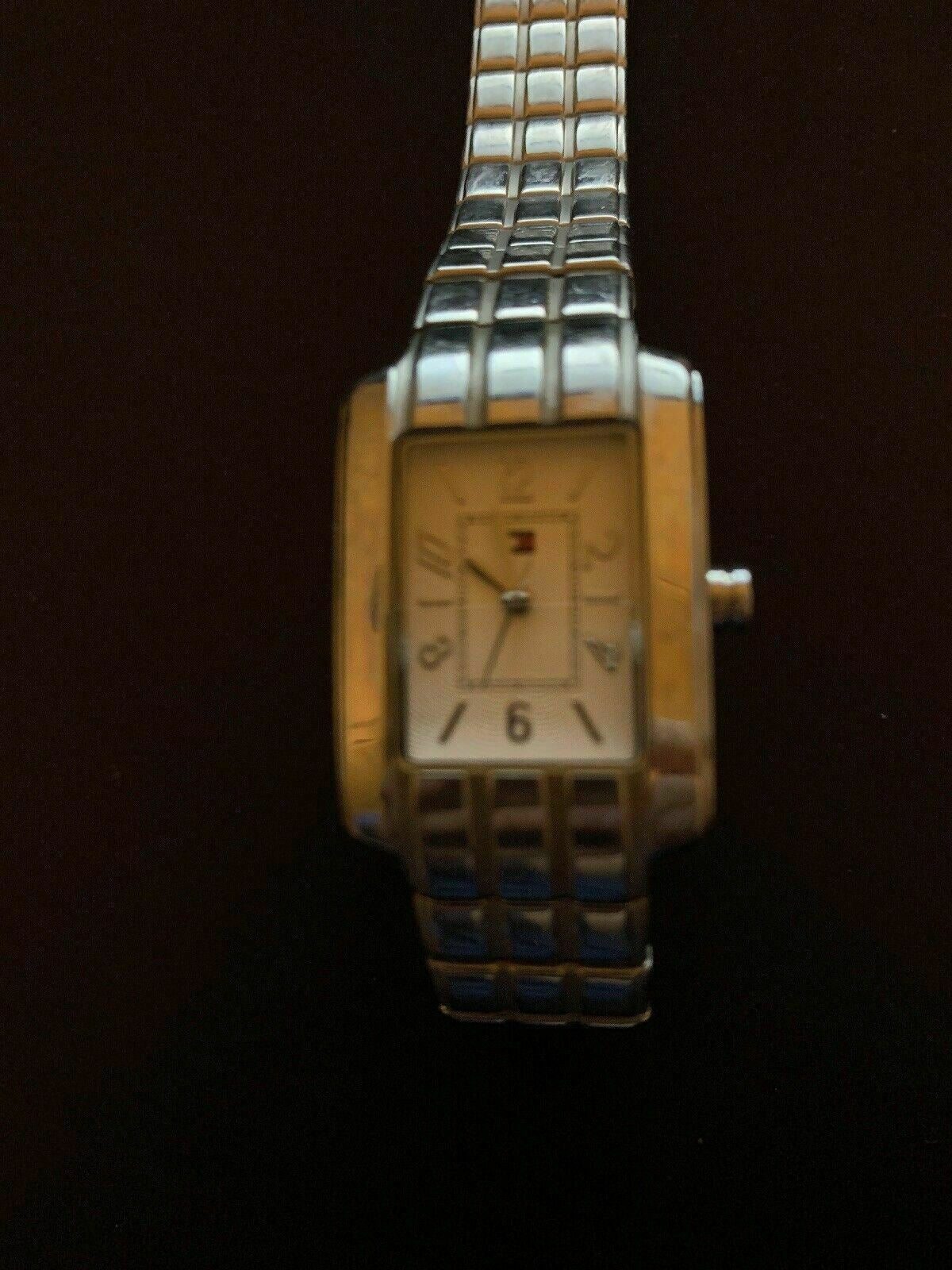 TOMMY HILFIGER Ladies Watch-All Stainless # F80184 With New Batteries