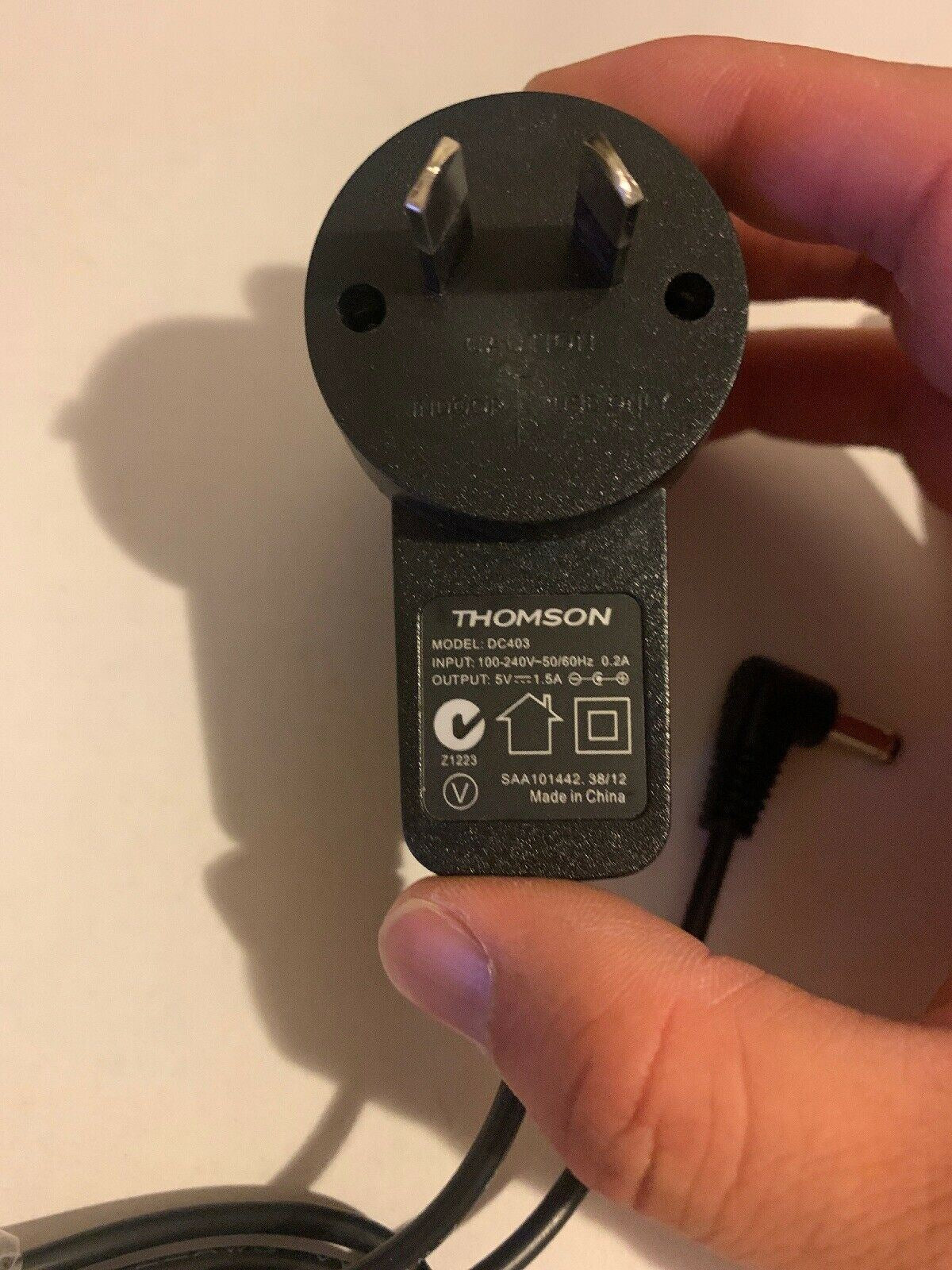 Genuine Thomson DC403 AC Adapter 5V 0.2A